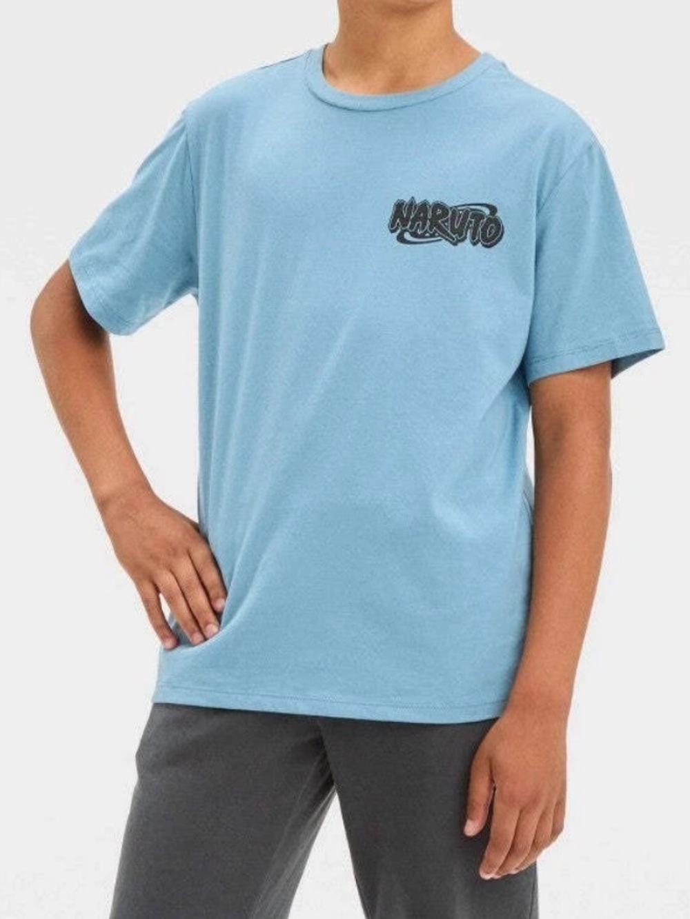 Art Class Boys' Short Sleeve Naruto Graphic
T-Shirt - Dusty Blue